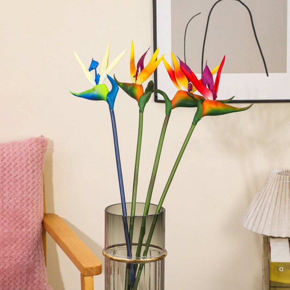 Bird Paradise Strelitzia - Künstliche Strelitzia mit Langem Stiel, Authentische