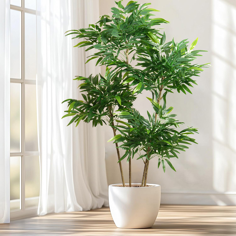 Dracaena Marginata - 80-180cm große künstliche Bambusblätter, künstliche Palmen,