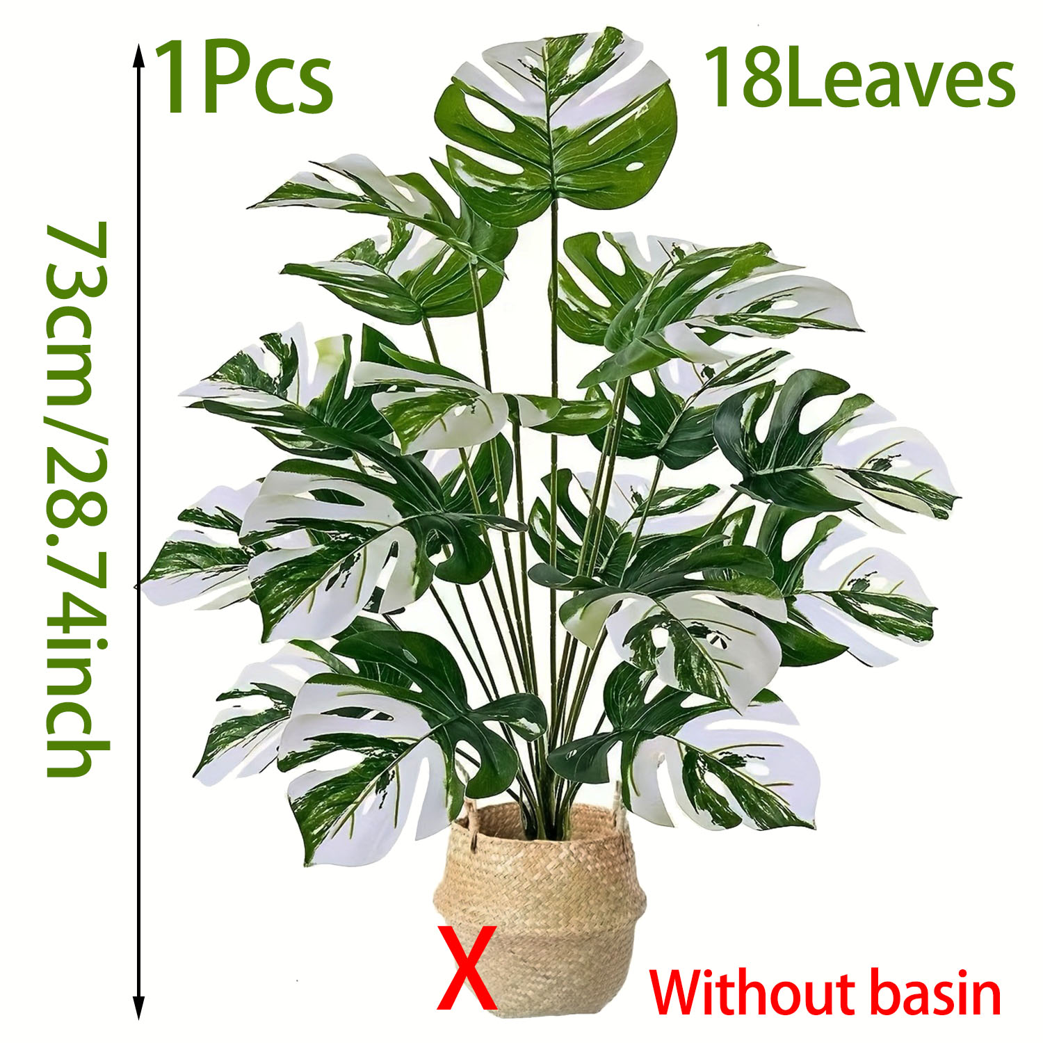 Realistische künstliche Monste – Dracaena Marginata Bewertung und Preis