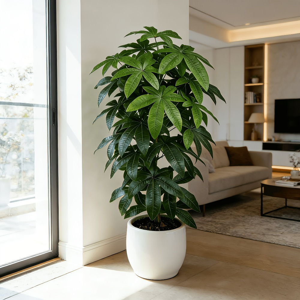 Ein künstlicher Geldbaum (Pach – Dracaena Marginata Bewertung und Preis